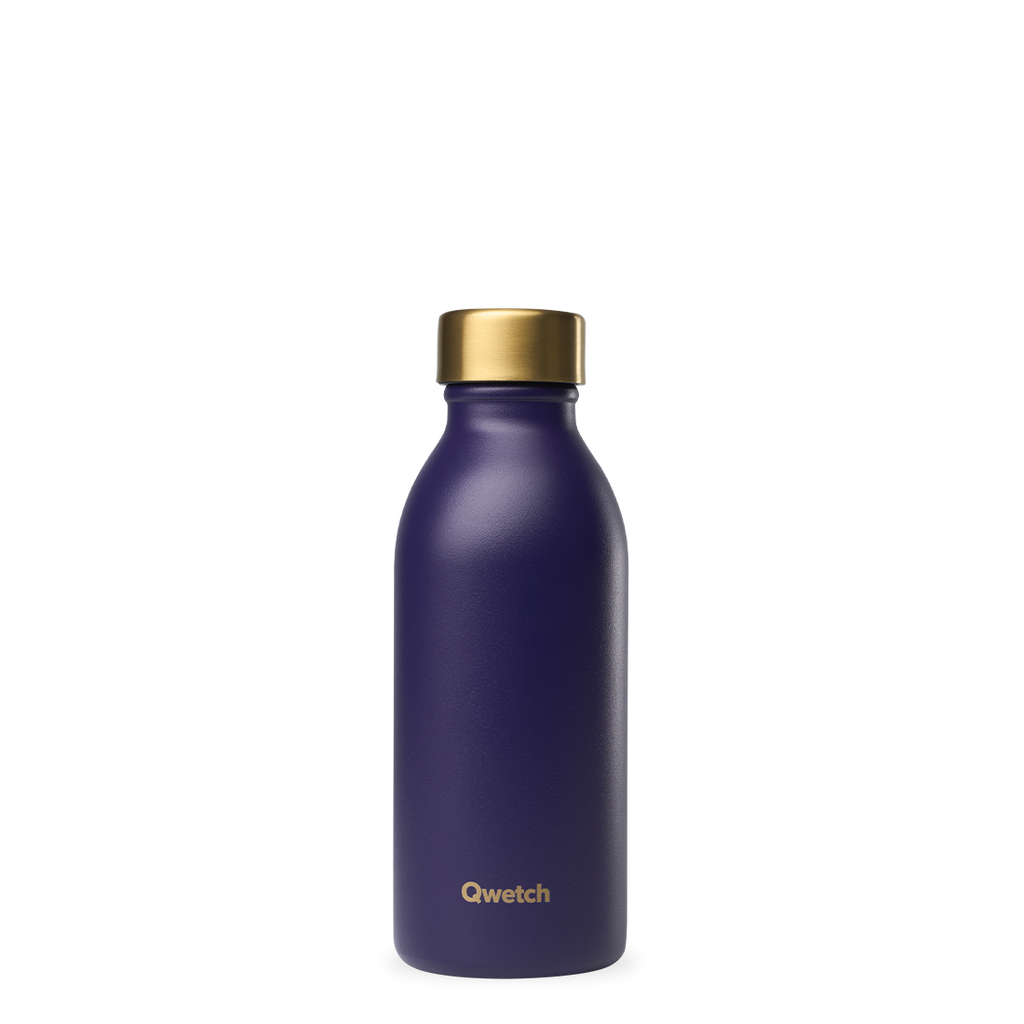 Bouteille isotherme inox Icon Violet obscur&Or 500ml - Visuel 0